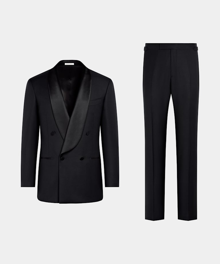 Esmoquin Milano negro corte Tailored