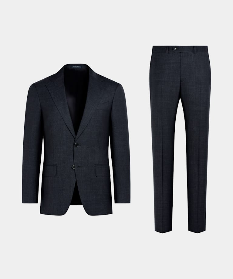 Navy Perennial Tailored Fit Havana Suit
