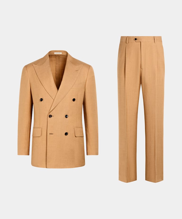 Orange Tailored Fit Milano Suit