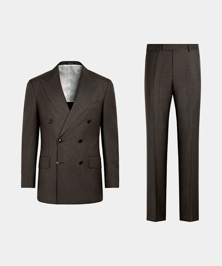 Dark Green Tailored Fit Milano Suit