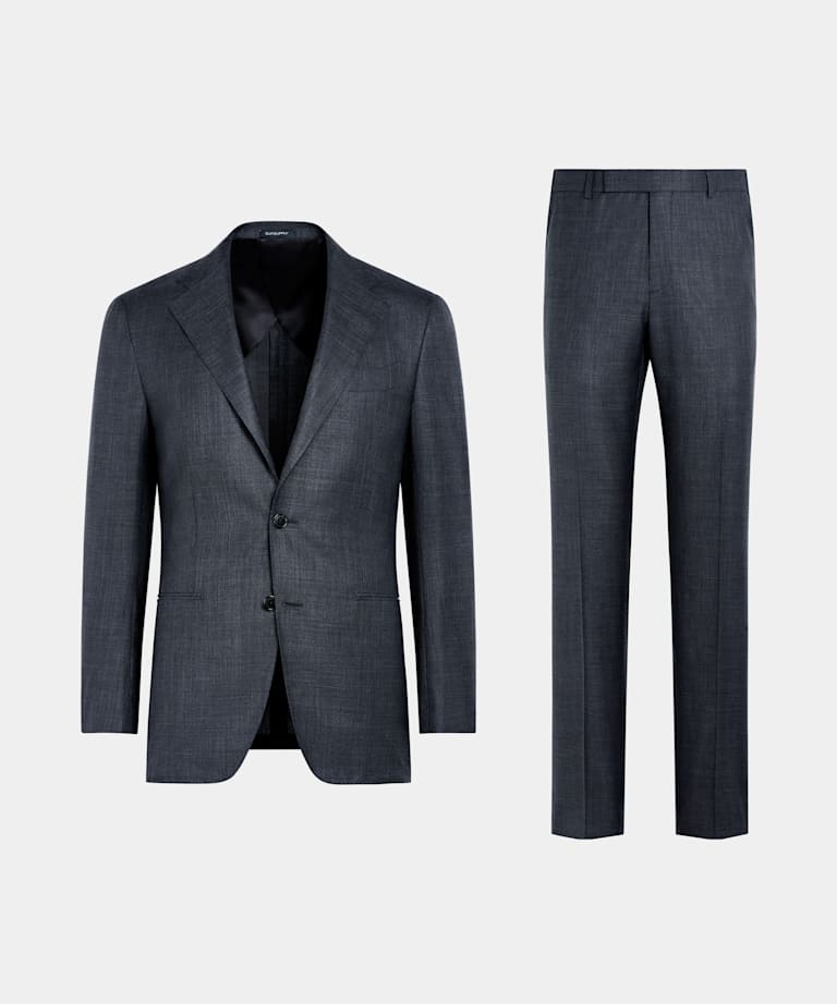 Traje Havana azul marino corte Tailored
