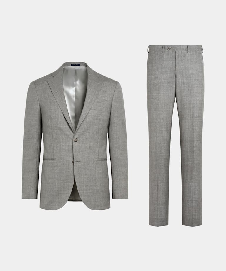 Traje Perennial Lazio gris claro corte Tailored