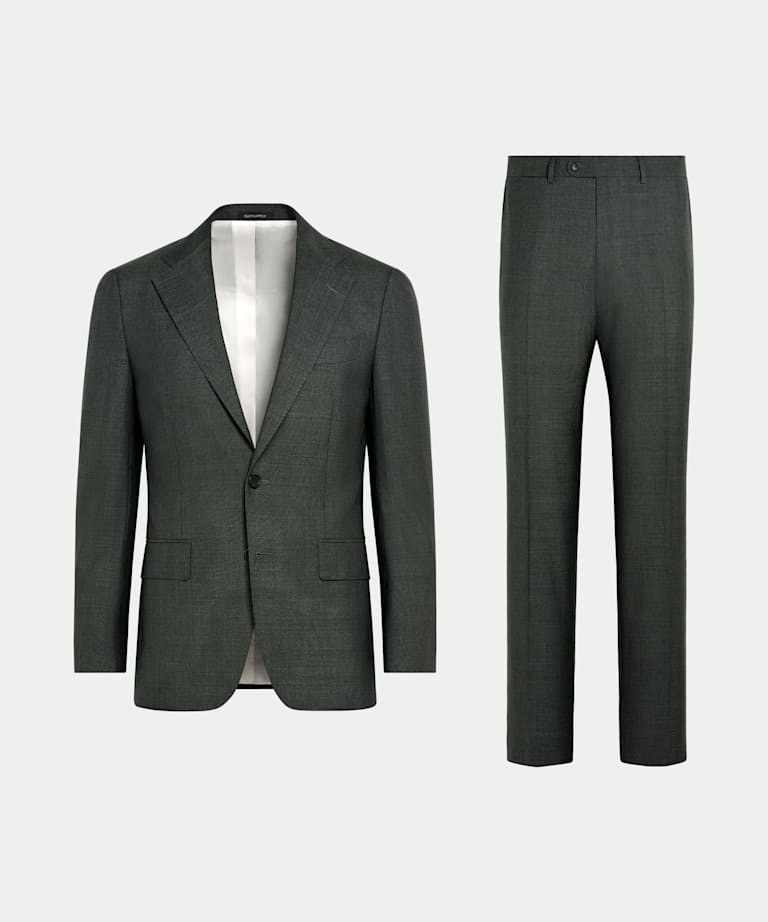 Havana Perennial Anzug dunkelgrün Tailored Fit