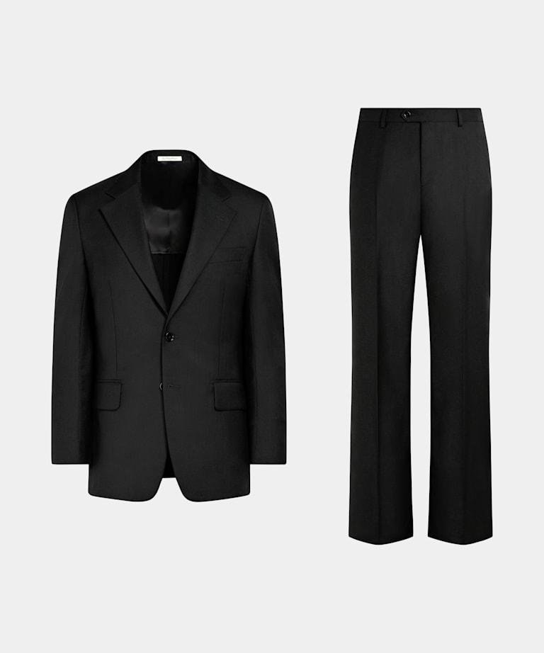 Abito Roma nero relaxed fit