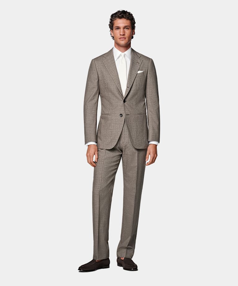 Havana Anzug taupe Tailored Fit