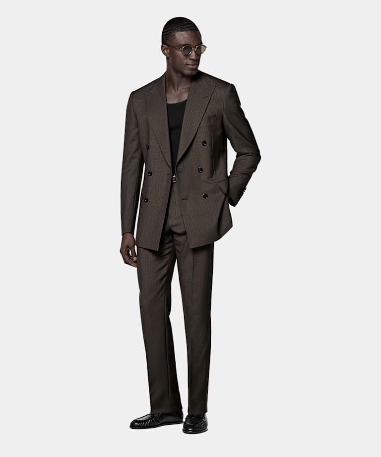 Dark Green Tailored Fit Milano Suit