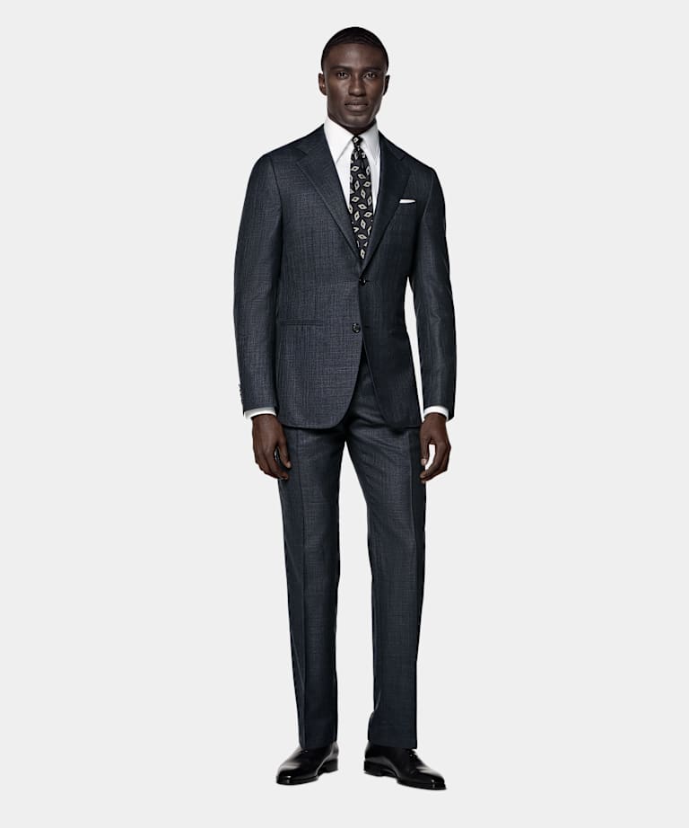 Traje Havana azul marino corte Tailored