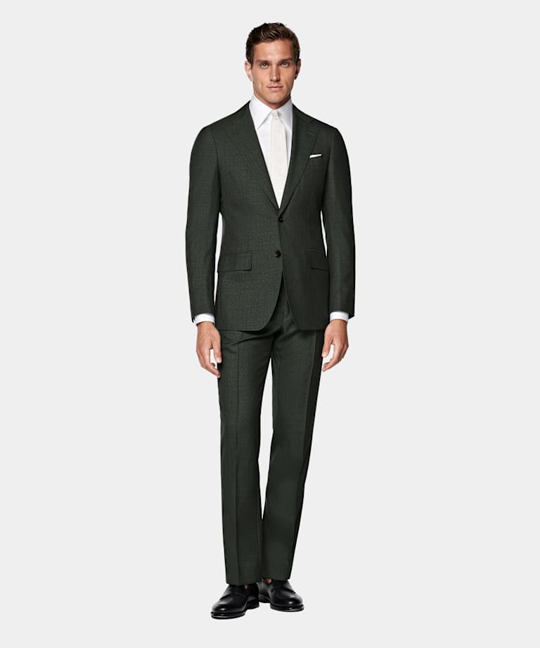 Dark Green Perennial Tailored Fit Havana Suit