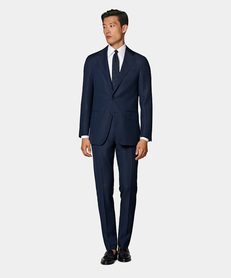 Navy Perennial Tailored Fit Havana Suit