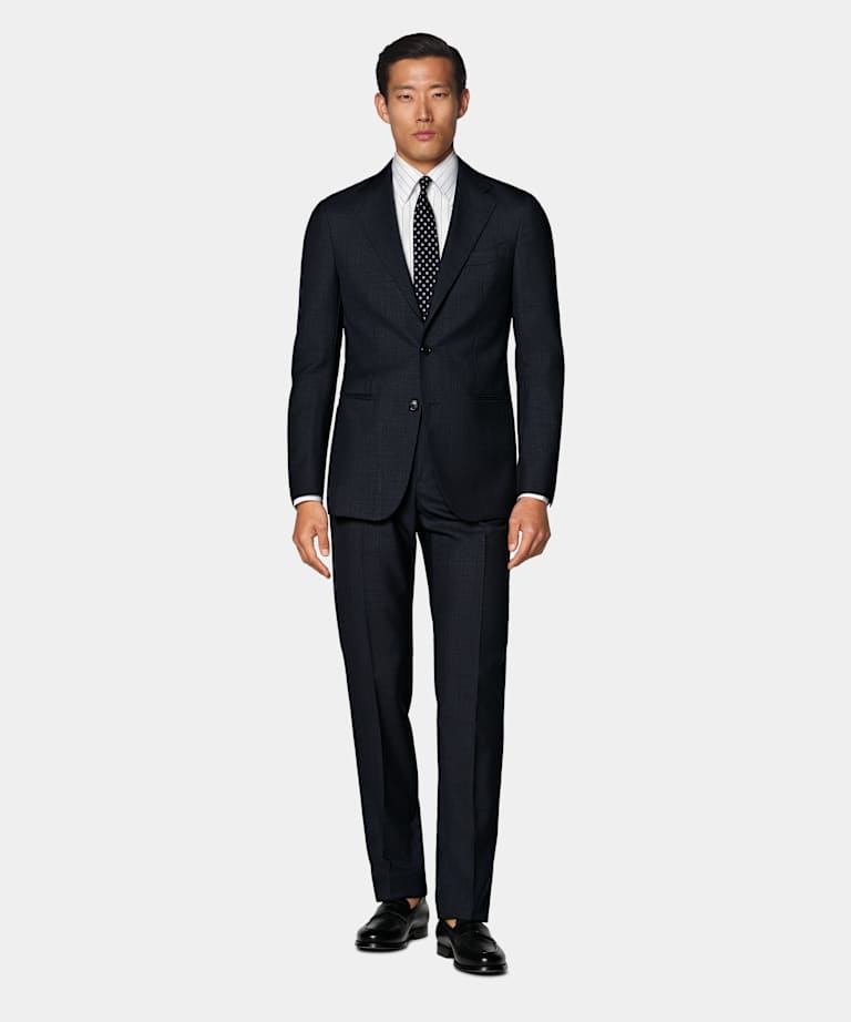 Navy Perennial Tailored Fit Havana Suit