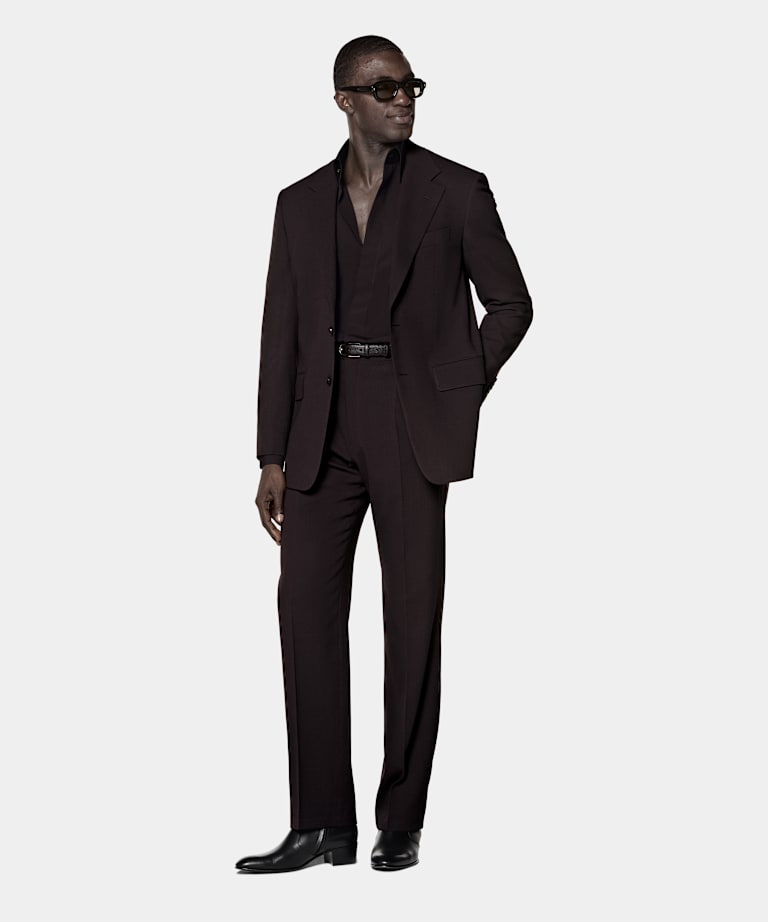 Abito Roma rosso scuro relaxed fit