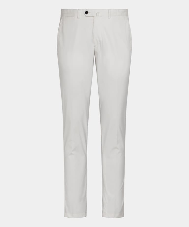 Off-White Slim Leg Straight Chinos
