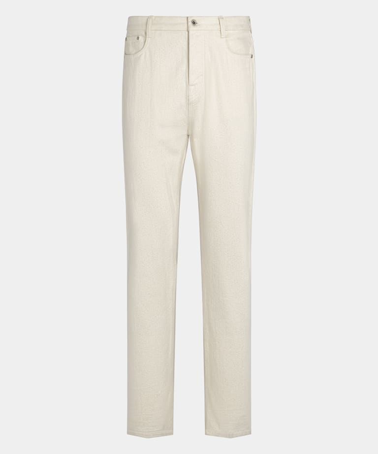 Vaqueros color crudo Straight Leg