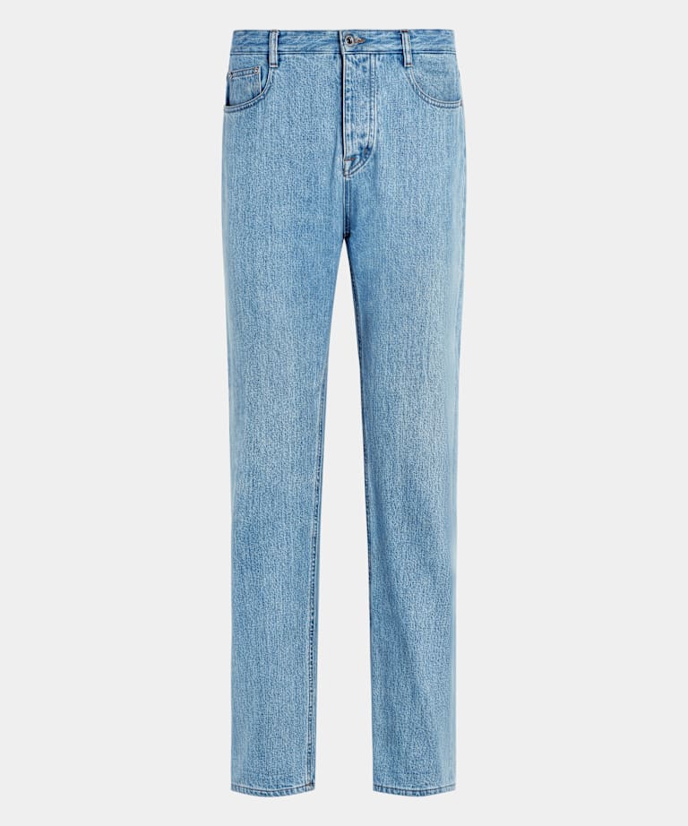 Vaqueros azul claro Straight Leg