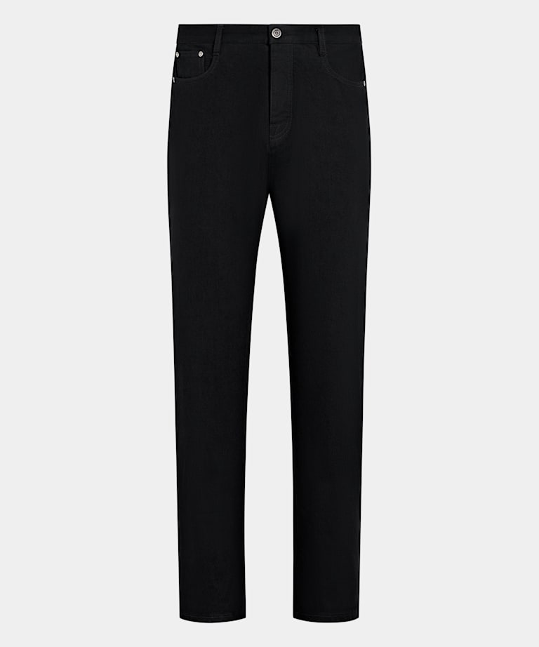 Black Straight Leg Jeans
