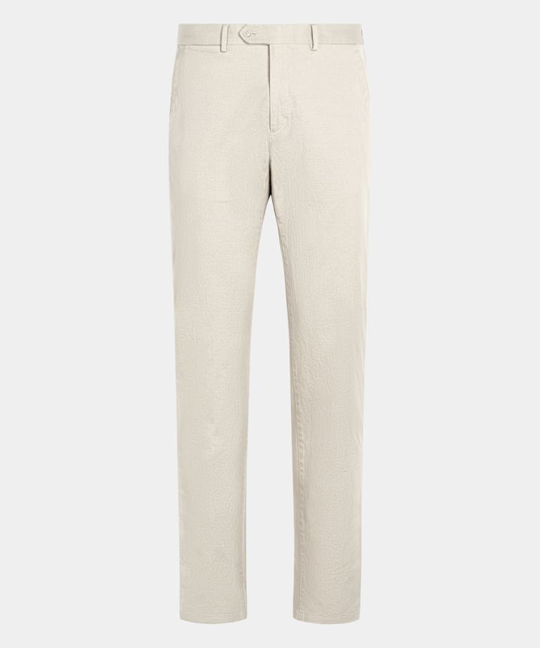 Sand Slim Leg Straight Chinos