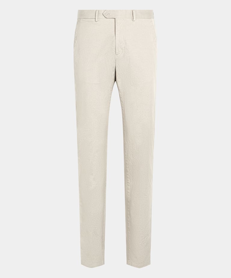 Sand Slim Leg Straight Chinos