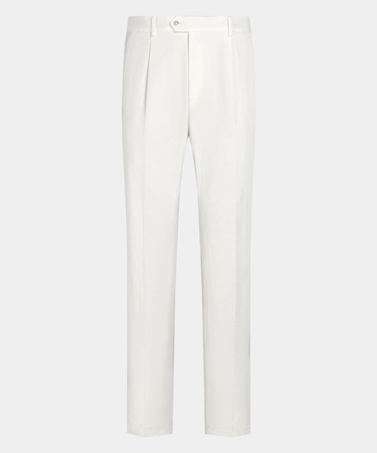 Off-White Wide Leg Tapered Chinos