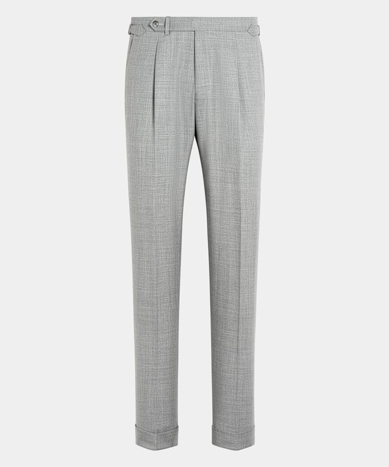 Hose hellgrau Slim Leg tapered