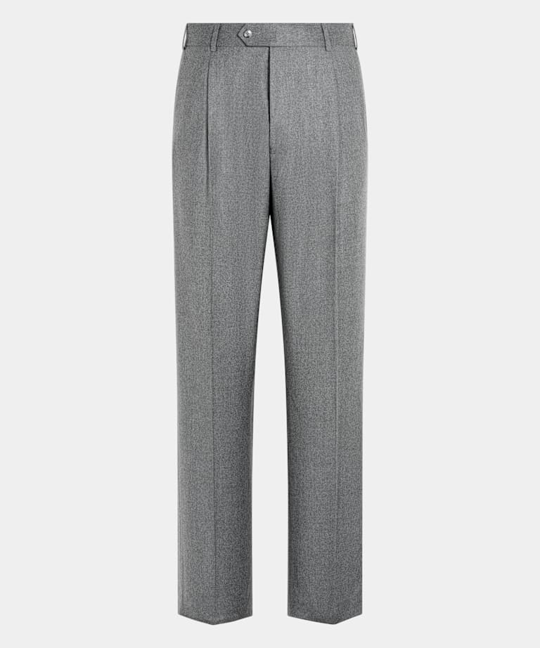Hose mittelgrau Wide Leg Straight