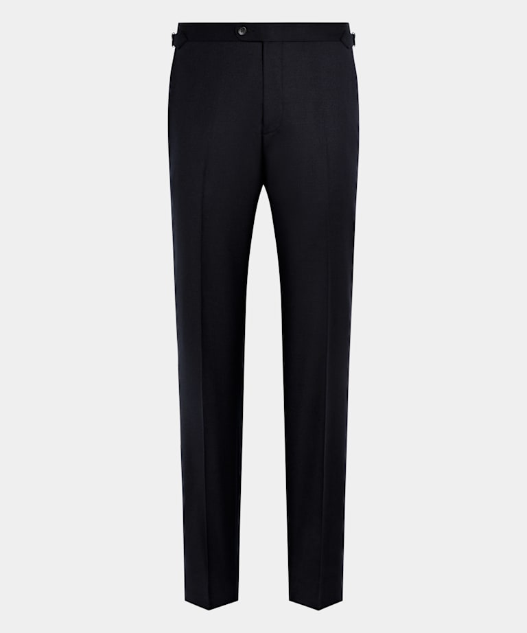 Pantalon de costume Slim Leg Straight bleu marine