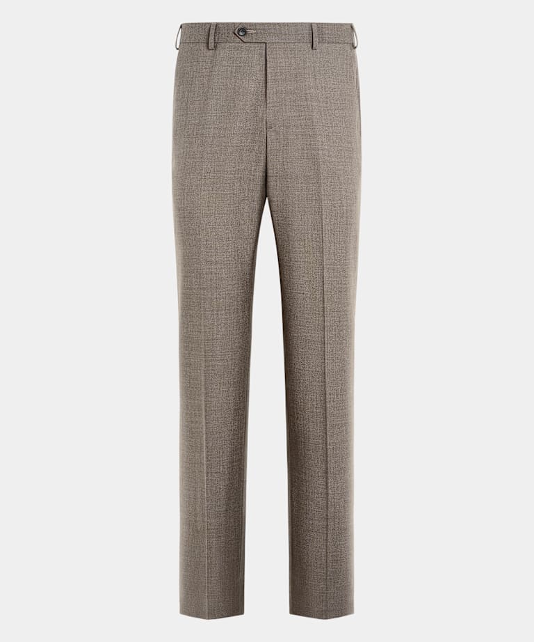 Pantalones gris topo Straight Leg