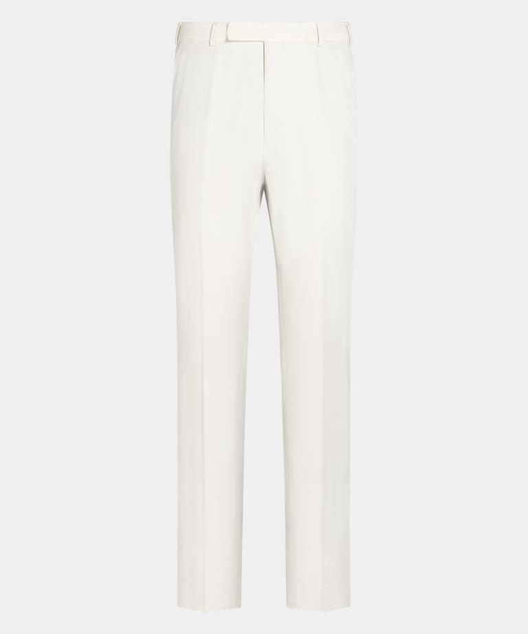 Pantalon Straight Leg blanc cassé