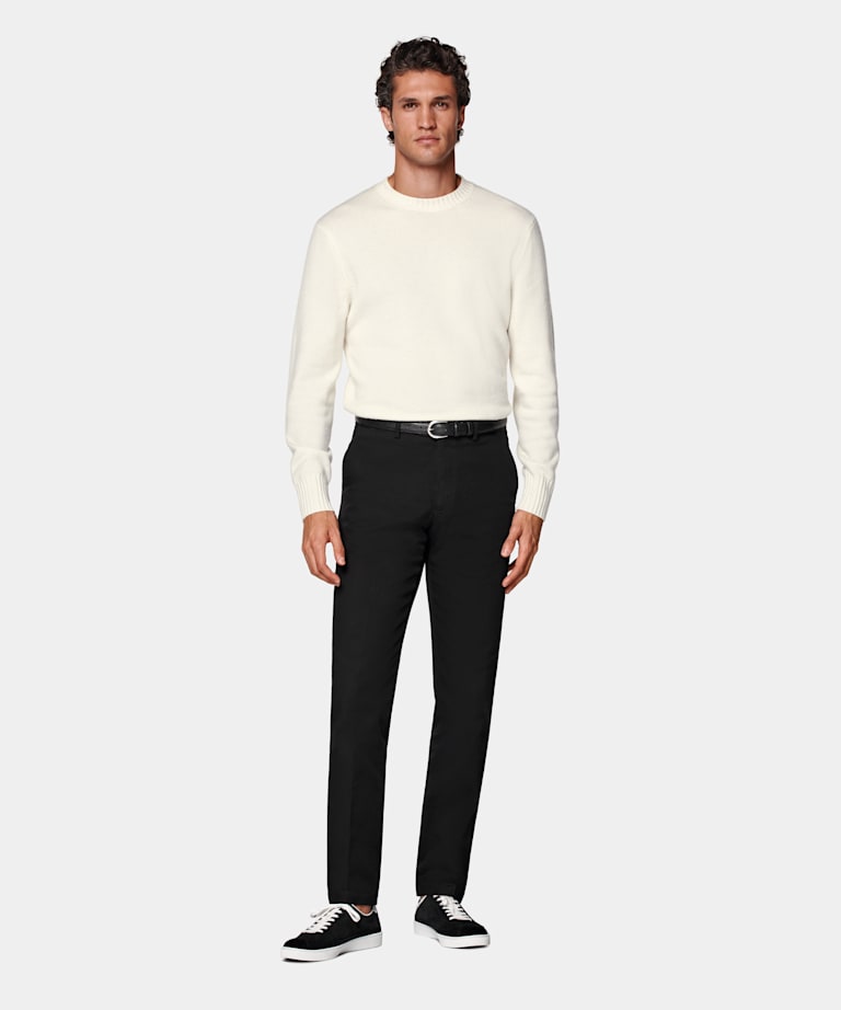 Chinos negros Slim Leg Straight