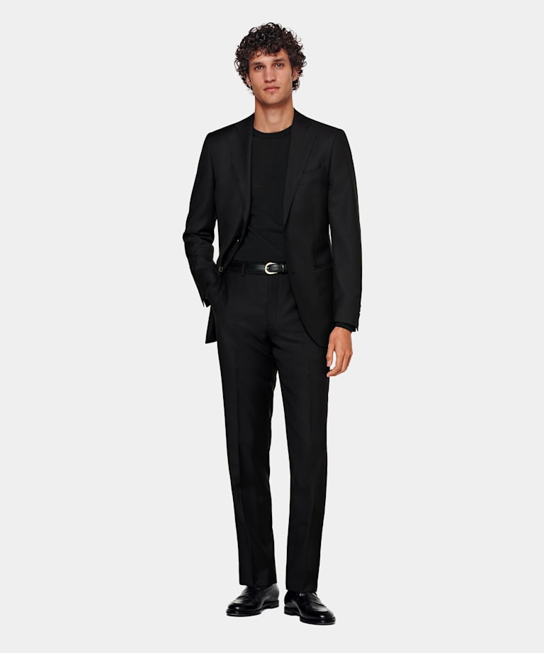 Pantalon de costume Brescia noir