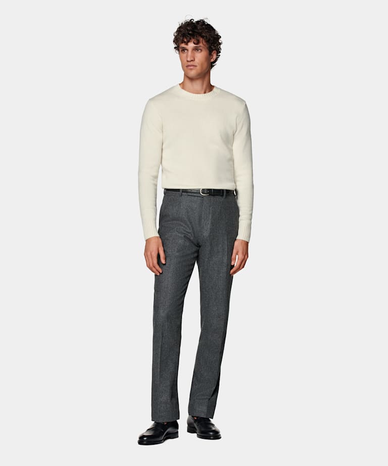 Mid Grey Milano Trousers