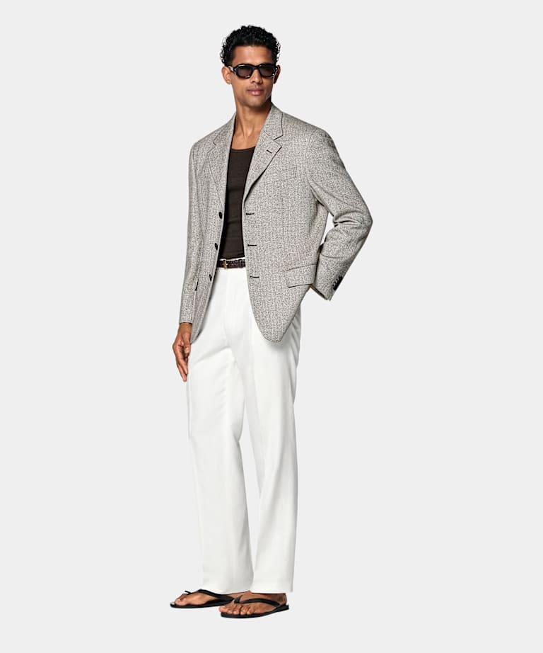 Brown Ribbed Tank Top