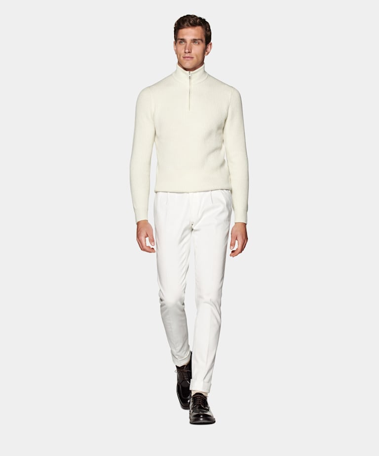 Off-White Half Zip