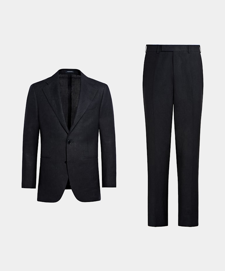Navy Relaxed Fit Roma Suit