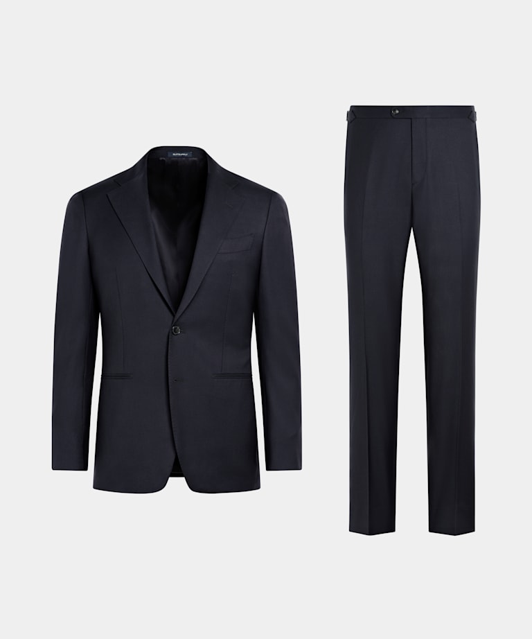 Traje Havana azul marino corte Tailored