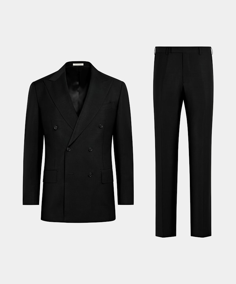 Traje Milano negro corte Tailored