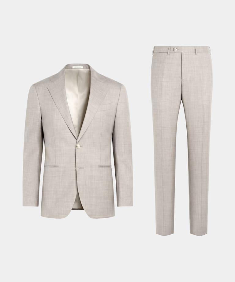 Havana Perennial Anzug hellbraun Tailored Fit