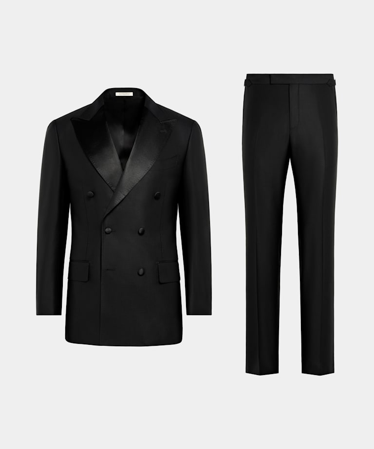 Black Tailored Fit Milano Tuxedo
