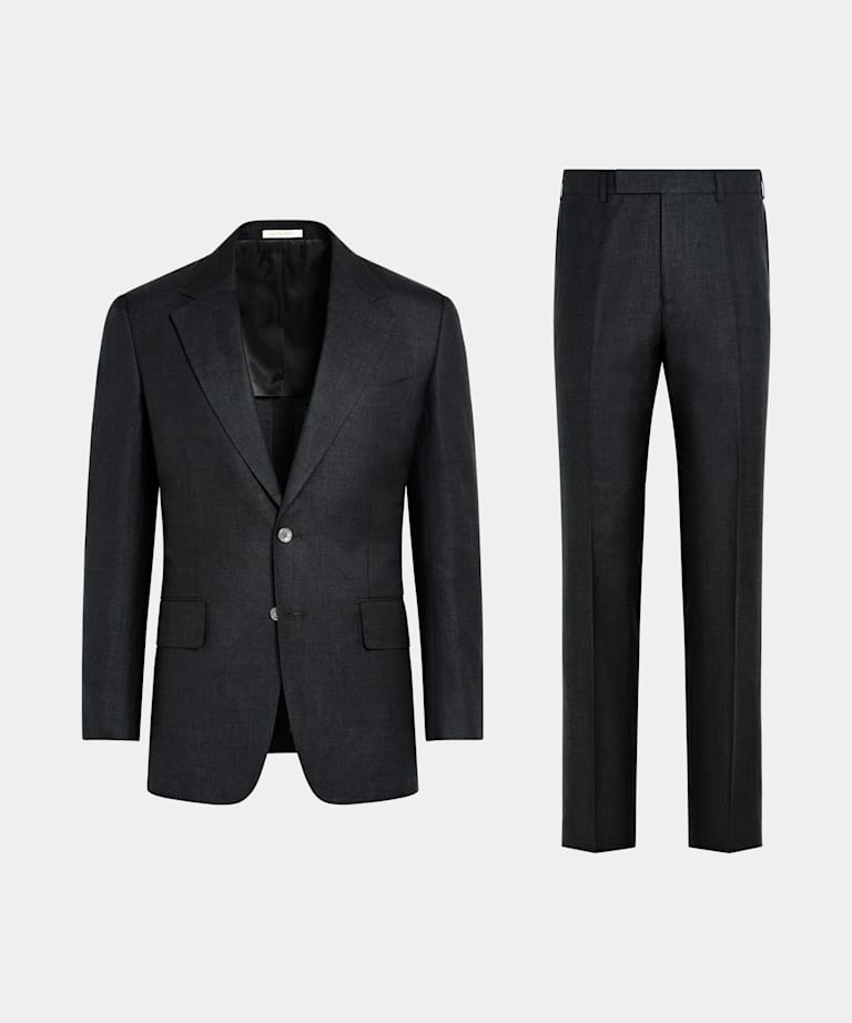Black Tailored Fit Milano Suit