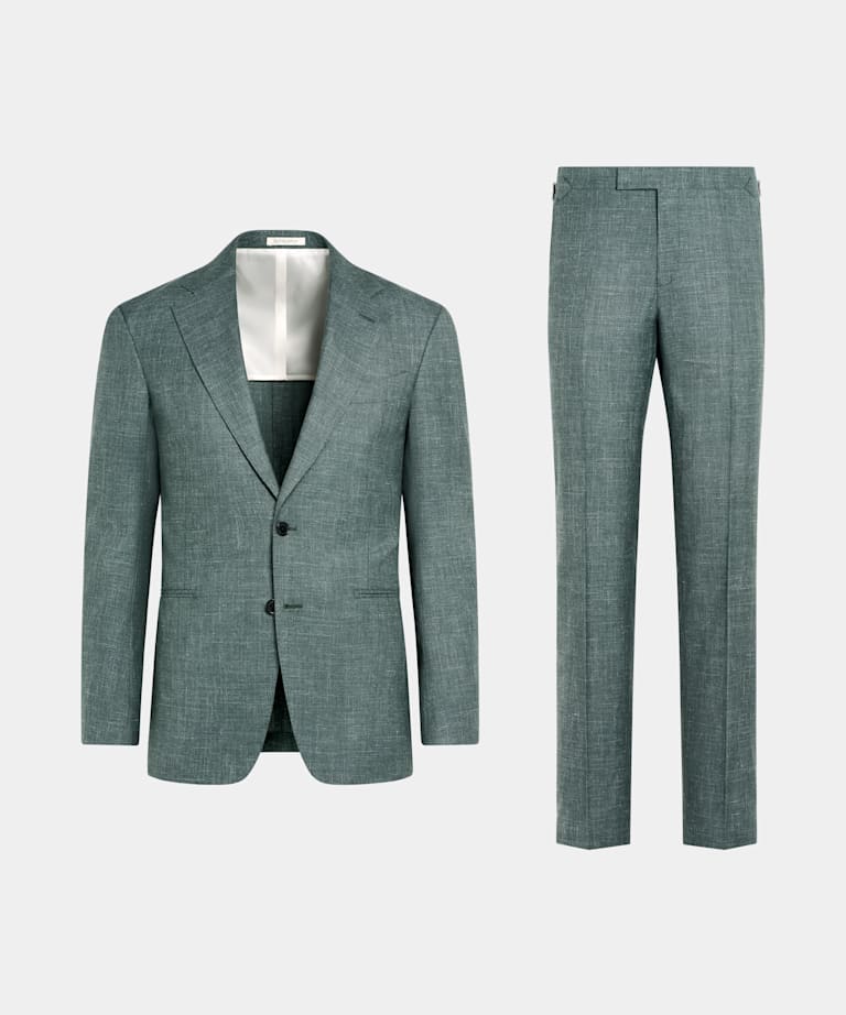 Costume Havana coupe Tailored vert