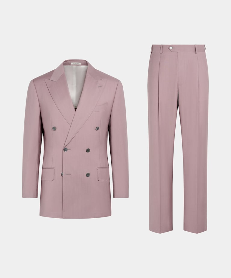 Purple Tailored Fit Milano Suit