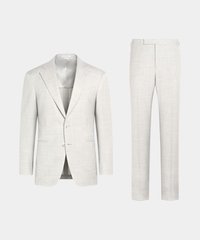 Traje Havana gris claro corte Tailored