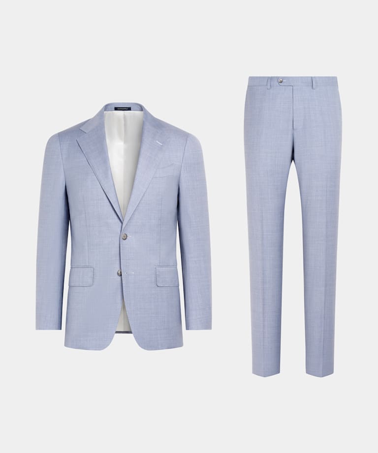 Havana Perennial Anzug hellblau Tailored Fit