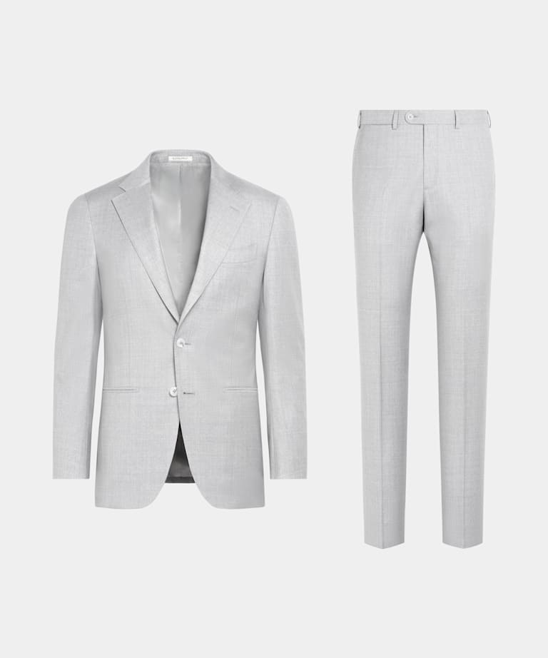 Havana Perennial Anzug hellgrau Tailored Fit