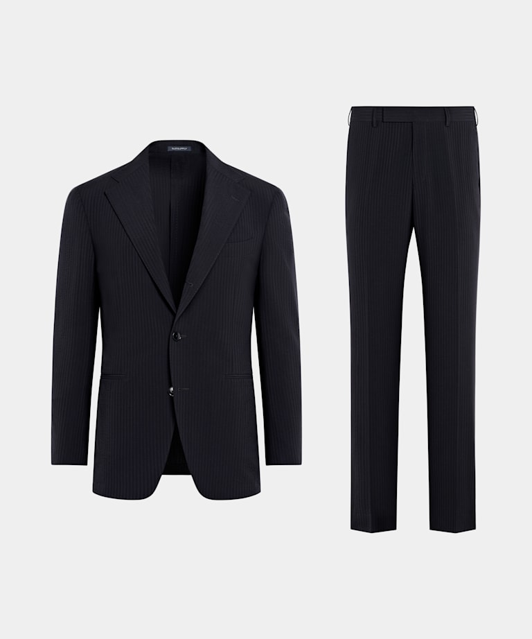 Traje Roma azul marino corte Relaxed