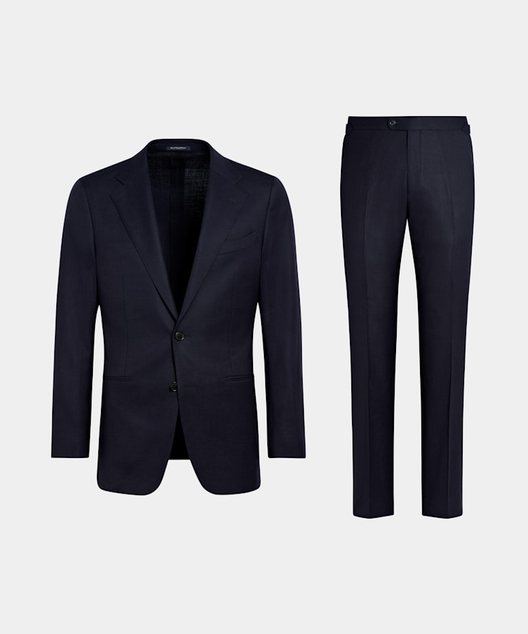 Costume Perennial Havana coupe Tailored bleu marine