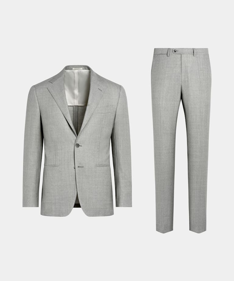 Havana Perennial Anzug hellgrau Tailored Fit