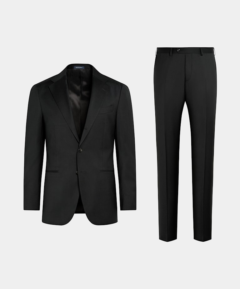Black Perennial Tailored Fit Havana Suit
