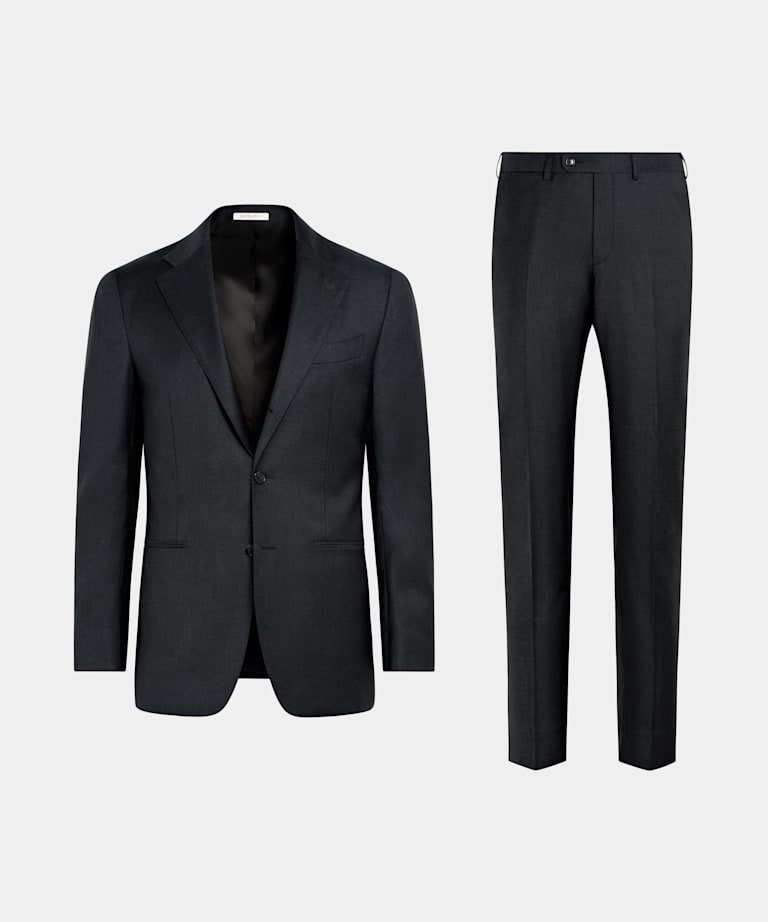 Havana Perennial Anzug dunkelgrau Tailored Fit