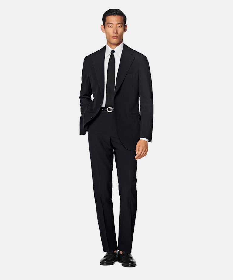 Traje Roma azul marino corte Relaxed