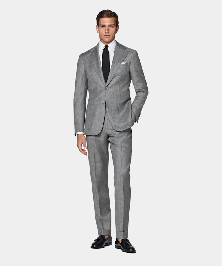 Mid Grey Perennial Tailored Fit Havana Suit